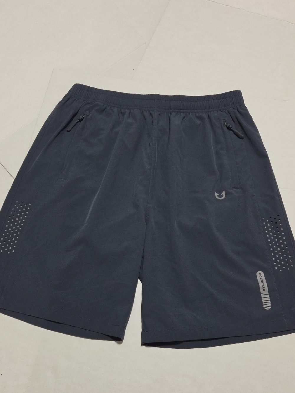 NORTHYARD Men's Performance Athletic Shorts - Black NEW COND.